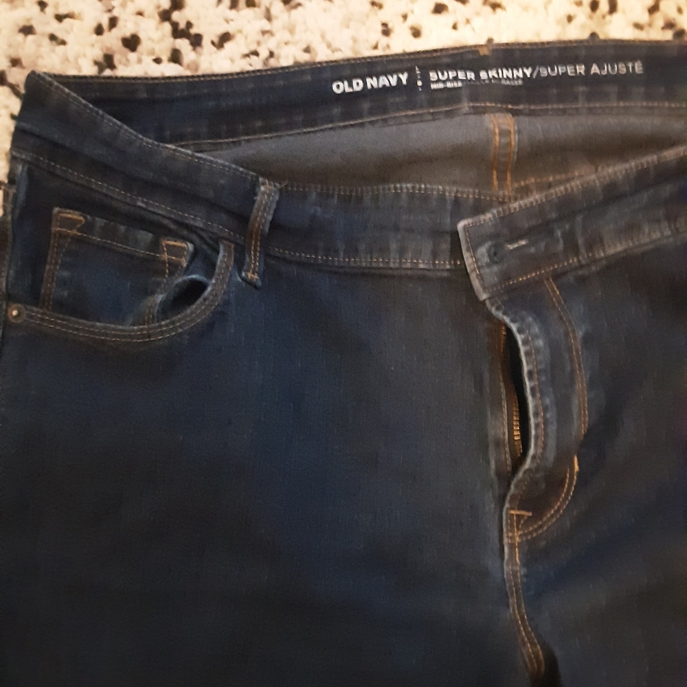 Old Navy Super Skinny Mid Rise 16R